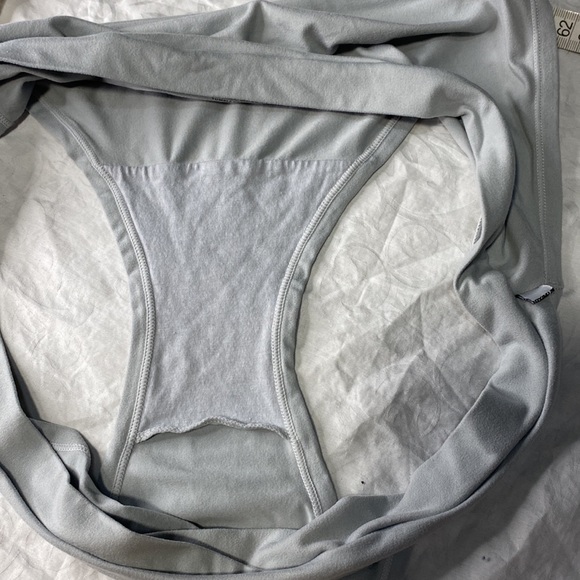 Bundle/$3 NEW Anne Klein Panties Underwear Super Soft & Stretchy Pale Blue Gray - Picture 6 of 6